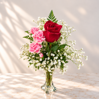 F Bud Vase
